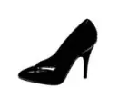 Black high heel