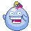 funny blue blob