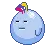 funny blue blob - bomb