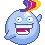 funny blue blob - dance