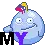 funny blue blob - my dear