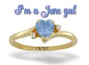 June Birthstone Ring