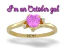 October Birthstone Ring
