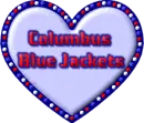 Columbus Blue Jackets Heart Blinkie