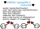 glitter graphics tutorial