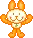 orange bunny