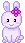 purple bunny rabbit