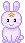 purple bunny rabbit