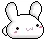 white bunny rabbit
