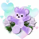 Purple Teddy Bear