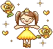 yellow doll