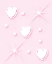 Pink Hearts And Stars