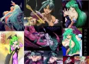 Collage of Morrigan Aensland