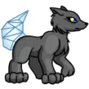 sasuke as a wolf