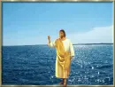 Jesus walks on water