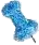 baby blue thumbtack glittered