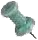 teal thumbtack