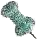teal thumbtack glittered