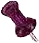 clear purple thumbtack