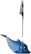 blue dolphin metal clip