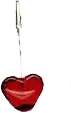 red heart metal clip