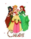 Holiday Princesses with Name