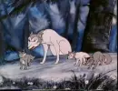 Lady Blue and Cubs