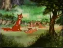 Vixen with her cubs