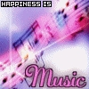 happiness is music