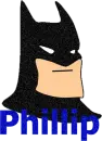 Phillip batman head
