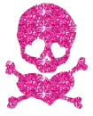 cute pink skull