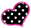 poka dot heart