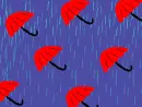 umbrellas and rain