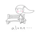 alone girl