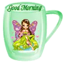 Good Morning - Green Fairydoll Mug