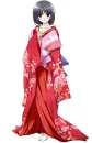 red butterfly kimono