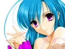purple and blue