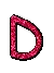 Glittery D