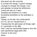 serenity prayer