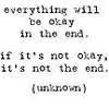 The END is NOT here