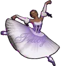 Tracy w/ballerina