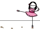 ballet dance pretty cute girly dancing dirt mud funny lol lmao skirt ballerina bow