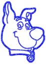 glittery scooby doo