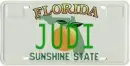 judi, florida, license plate