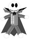 Jack Skellington with a cape