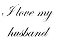 i love my husband