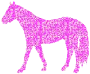 glitter horse