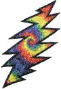 rainbow glitter lightening