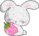 glitter rabbit