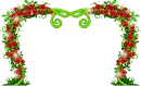 flowers fence